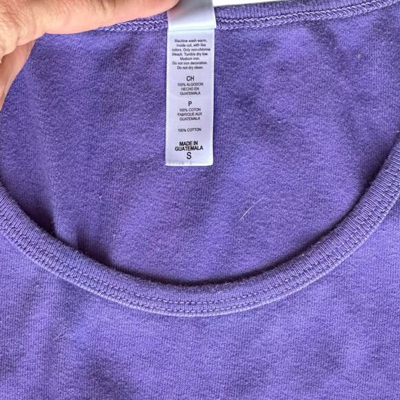 Womens Tank Top Size Small Purple Black Brand New Tie Dye - Picture 4 of 7